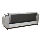 Диван прямой «Френсис ТД 262», механизм книжка, обивка велюр амиго, цвет крем/шоколад  (артикул 10789681)  большой выбор товаров оптом и в розницу по низким ценам с доставкой