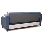 Диван прямой «Френсис ТД 263», механизм книжка, обивка велюр амиго, цвет неви/эш  (артикул 10789682)  большой выбор товаров оптом и в розницу по низким ценам с доставкой