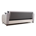 Диван прямой «Френсис ТД 264», механизм книжка, обивка велюр амиго, цвет эш/графит  (артикул 10789683)  большой выбор товаров оптом и в розницу по низким ценам с доставкой