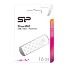 USB флеш накопитель 16 Gb Silicon Power Blaze B03 White USB 3.0 SP016GBUF3B03V1W - фото 51673980