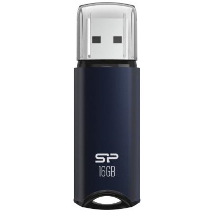 USB флеш накопитель 16 Gb Silicon Power Marvel M02 Blue USB 3.0 / SP016GBUF3M02V1B - фото 51673983