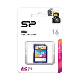 Карта памяти SDHC 16 Gb Silicon Power Elite Class 10 UHS-I SP016GBSDHAU1V10