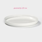 Набор посуды для рамена Доляна, 8 предметов: миска 1.6 л, тарелка d=20 см, 2 ложки, 2 пары палочек, фарфор, белый - Фото 4