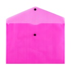 Набор папок-конвертов на кнопке 4 штуки, А4, 180 мкм, Calligrata Neon, полупрозрачные, неоновый МИКС - Фото 8