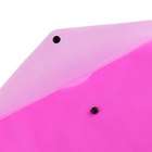 Набор папок-конвертов на кнопке 4 штуки, А4, 180 мкм, Calligrata Neon, полупрозрачные, неоновый МИКС - Фото 9