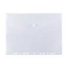 Папка-конверт на кнопке А4, 180 мкм, Calligrata Office, прозрачная, перфорация по длинной стороне, бесцветная - Фото 5