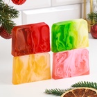 Набор мыла 4 шт. «Глинтвейн, Пряный Апельсин, Брызги шампанского, Яблоко в карамели» по 80 г - Фото 2