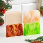 Набор мыла 4 шт. «Хвойный лес, Апельсин-корица, Имбирный пряник, Ваниль» по 80 г - Фото 2