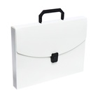 Папка портфель А4, 700 мкм, 1 отделение, Calligrata, белая - Фото 5