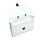 Папка портфель А4, 700 мкм, 1 отделение, Calligrata, белая - Фото 8