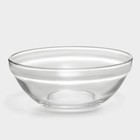 УЦЕНКА Набор стеклянных салатников Доляна «Классика», с крышками, 5 предметов: 900 мл (17×7.6 см), 500 мл (16×6 см), 350 мл (12.5×5.4 см), 200 мл (10.5×4.5 см), 130 мл (9×3.7 см), цвет зелёный - Фото 6