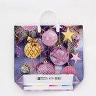 Пакет новогодний «Карамельки», полиэтиленовый с пластиковой ручкой, 38×35 см, 90 мкм - Фото 3