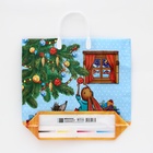 Пакет подарочный новогодний «История игрушек», полиэтиленовый с пластиковой ручкой, 38×35 см, 90 мкм - Фото 2