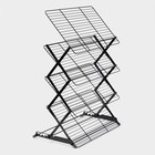 Решётка для глазирования и остывания кондитерских изделий KONFINETTA, 4 яруса, 43.5×25.5×8 см, чёрная - Фото 4
