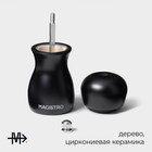 Мельница для специй Magistro Softline, 11.5 см, цвет чёрный - Фото 2