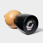 Мельница для специй Magistro Ollander, 13.5 см, чёрная - Фото 3