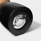 Мельница для специй Magistro Ollander, 13.5 см, чёрная - Фото 4