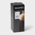 Мельница для специй Magistro Ollander, 17 см, чёрная - Фото 5