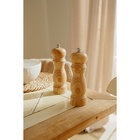 Набор мельниц для специй SL Home «Тренто», 2 шт., 17 см, бежевый - Фото 7