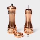 Набор мельниц для специй Доляна «Медиал», 2 шт., 16.2 см, цвет медный - Фото 5