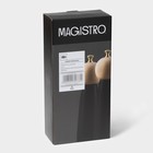 Набор мельниц для специй Magistro Ollander, 2 шт., 27 см, чёрный - Фото 6