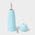 Мельница для специй Доляна «Облако», 22 см, голубая - Фото 4