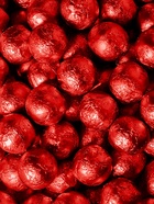 Фольга для конфет 10×10 см 100 шт., красная, фактура №1 10519012