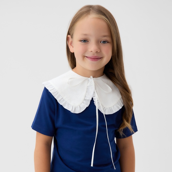 Воротник детский KAFTAN с рюшей, белый - Фото 1