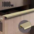 Ручка CAPPIO RT001AU, L=1000 мм, м/о 960 мм, цвет сатиновое золото, 4 шт. - фото 809663922