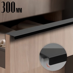 Ручка CAPPIO RT001BL, L=300 мм, м/о 256 мм, цвет черный, 4 шт.