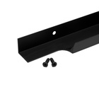 Ручка торцевая CAPPIO RP100BL, L=300 мм, цвет черный, 4 шт. - фото 808832920