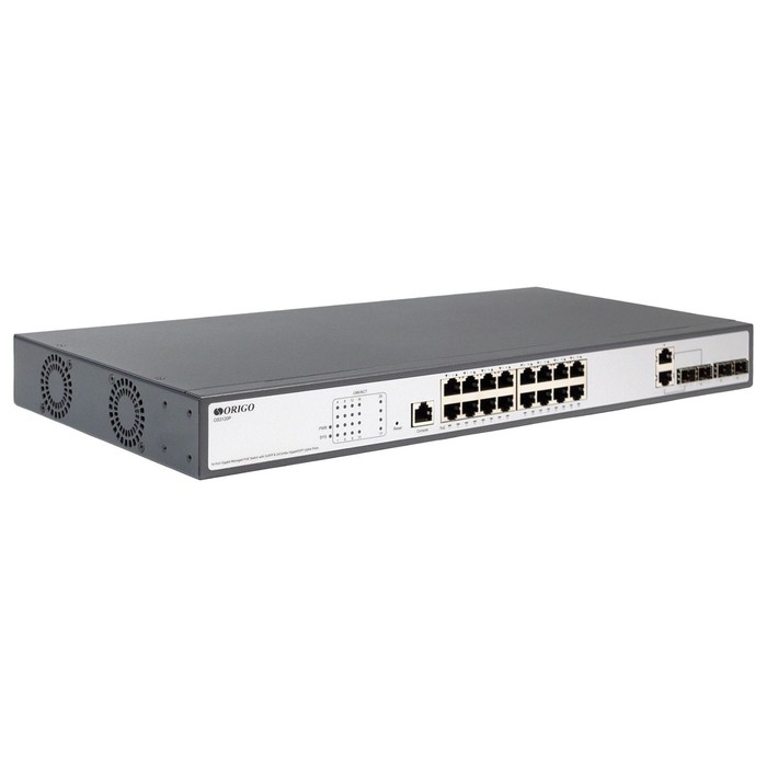 Коммутатор Origo OS3120P/250W OS3120P/250W/A1A (L2) 20x1Гбит/с 2SFP 16PoE+ 250W управляемый   107892 - фото 51671869