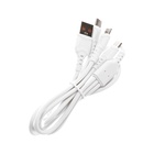 Кабель D05E, 3 в 1, Type-C/microUSB/Lightning, 1 м, зарядка+передача данных, белый - Фото 3
