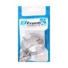 Кабель ELTRONIC, Lightning - USB, 2.4 А, 1 метр, белый - Фото 4