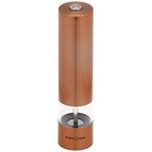 Мельница электрическая KRONA Salz Pfeffer Copper, металл, от батареек, желтый - фото 51671881 Мельница электрическая KRONA Salz Pfeffer Copper, металл, от батареек, желтый - фото 51671881