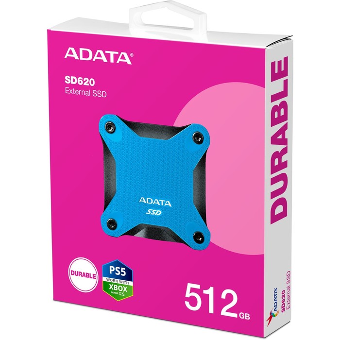 Накопитель SSD A-Data USB 3.1 512GB SD620-512GCBL SD620 2.5" синий - фото 51671950