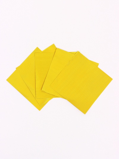 Фольга для конфет 10×10 см 100 шт., лимонное золото, фактура №2