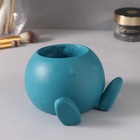 Предмет интерьера "Шар с ногами" 7*10,9см голубой - фото 26362274