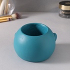 Предмет интерьера "Шар с ногами" 7*10,9см голубой - фото 26393662