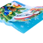 Мини-открытка "С Новым Годом!" глиттер, символ года, птичка, 10 х 16,5 см (комплект 20 шт) - фото 26119878