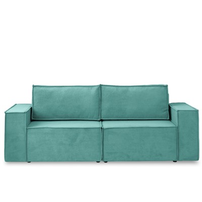 Диван – кровать «Виго», механизм еврокнижка, НПБ, велюр, цвет бирюзовый