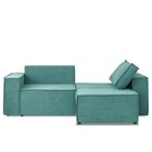 Диван – кровать «Виго», механизм еврокнижка, НПБ, велюр, цвет бирюзовый - Фото 2