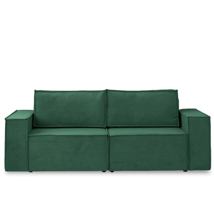 Диван – кровать «Виго», механизм еврокнижка, НПБ, велюр, цвет зелёный - Фото 1