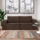 Диван – кровать «Виго», механизм еврокнижка, НПБ, велюр, цвет коричневый - Фото 5