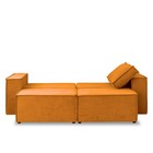 Диван – кровать «Виго», механизм еврокнижка, НПБ, велюр, цвет оранжевый - Фото 3