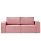 Диван – кровать «Виго», механизм еврокнижка, НПБ, велюр, цвет розовый - Фото 1
