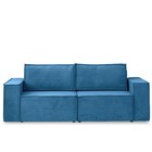 Диван – кровать «Виго», механизм еврокнижка, НПБ, велюр, цвет синий - Фото 1