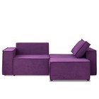 Диван – кровать «Виго», механизм еврокнижка, НПБ, велюр, цвет фиолетовый - Фото 2