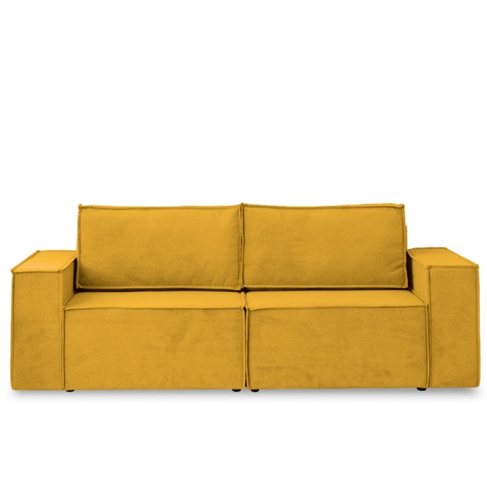 Диван – кровать «Виго», механизм еврокнижка, НПБ, велюр, цвет горчичный - Фото 1