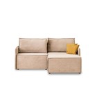 Диван – кровать «Виго 2», механизм еврокнижка, НПБ, велюр, цвет бежевый - Фото 3